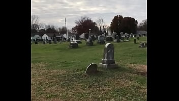Preview 2 of Hot Nollywood Porn - Cemetery walk reveals green orb that bursts i to the ground.