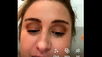 Preview 1 of Guy Cums Multiple Times Creampie - Teen with attitude loves to show her huge tits for me