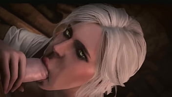 Preview 2 of Dad Punishes Daughter Anal - Witcher Porn Where Geralt fucks Ciri in All Holes and CUM on Face