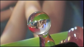 Preview 1 of Sarah Young Squirt - Three sexy chicks use strapon and colorful dildos in their lesbian games