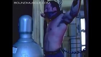 Preview 2 of English Hd Video Xxx Com - Muscular stud Derek bound and flogged