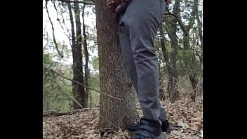 Preview 1 of Animlsh Gril Dog Xnxx Pron - Angle 2 Alan Prasad multiple cumshots in jungle. Desi guy shoots his load in forest. Indian dude masturbate outdoors