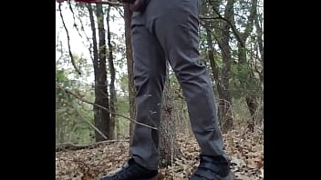 Preview 4 of Animlsh Gril Dog Xnxx Pron - Angle 2 Alan Prasad multiple cumshots in jungle. Desi guy shoots his load in forest. Indian dude masturbate outdoors