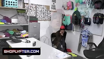 Preview 2 of Mom And San Fuck Slep - Shoplyfter - Lovely Babe Gets Caught Shoplifting And Taken For Cavity Search By The Security