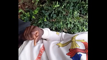 Preview 3 of Www Sex Video Com 2017 - Ade fucking his self at the bush before she came