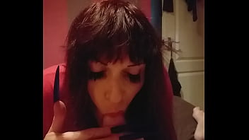 Preview 4 of Xnxxx Aa - Sucking cock with long blue nails