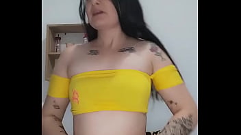 Preview 2 of Brutal Usa - Made video calls and masturbated to her boyfriend