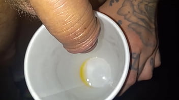 Preview 1 of Nagma Fuck - Puddin Pees in a cup