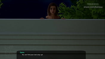 Preview 2 of Atumn Riley - 63 &ndash_ My stepsister is screaming. &bdquo_It hurt,  stop it&ldquo_ When I fucking her in the ass (Dubbing - Milfy City)