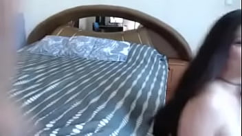 Preview 1 of Creamie Horny Sex - girls sharing cock in hotel room          xclip.live
