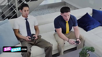 Preview 1 of Asian Sex Diary Edisi Noni - Cute Girls Agree To Bang Their Horny StepBrothers In Hot Foursome To Get Money For Clothes