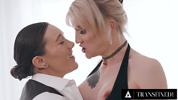 Preview 2 of Bag Duvk - TRANSFIXED - Lena Moon Enjoys Lustful Fucking From Sinn Sage In The Barber Shop