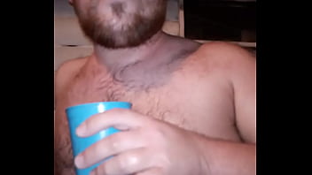 Preview 3 of Baritone Sex - I finished fresh sperm in a glass to then take it in my mouth!
