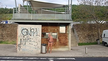 Preview 2 of Sf Hair - surpris au cours d&#039_une exhib dans des chiottes d&#039_autoroute (gev2021)