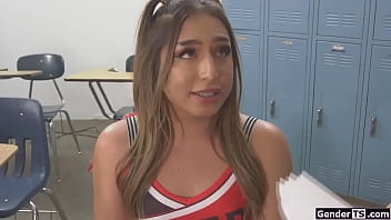 Preview 1 of Officr Anal - Teen trans cheerleader Colby Jansen anal