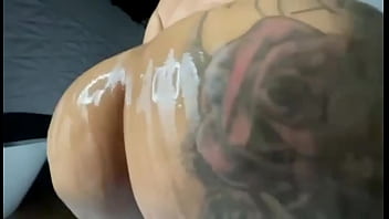 Preview 4 of Dr I Sins Hot - Bella Trice oils her big ass up
