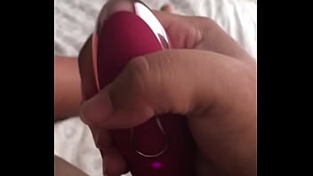 Preview 4 of Romi Rain Making Love - Cami Love fucks her pussy with a gifted thrusting vibrator