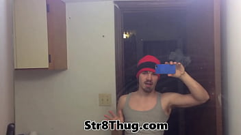 Preview 1 of Banker Saxe - Thankful for My Piss part 2 Str8Thug Thanksgiving week 2021 Hot Evil Boy Red has a very thankful faggot Str8ThugMaster