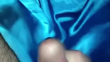 Preview 2 of Family Nudist Teen - Light Blue Satin Prom Dress 2