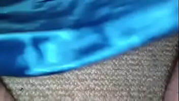 Preview 1 of Family Nudist Teen - Light Blue Satin Prom Dress 2