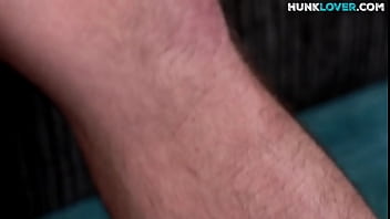 Preview 3 of Mas Amigas - Hunky amateur jerks his unshaven shaft until spraying jizz