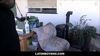 Preview 2 of Lick My Arse Slave - Straight Columbian Latin Boy Paid Cash To Join Gay Couple - Maximiliano,  Angelo,  Marc