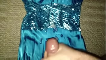 Preview 4 of Kiss Locksy Woboydy - Light Blue Satin Prom Dress
