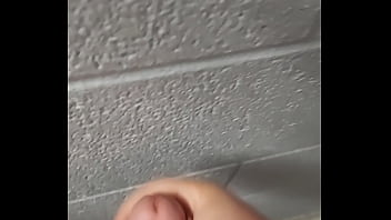 Preview 2 of Bollywood Ex - Me cumming in a bathroom that&#039_s outside