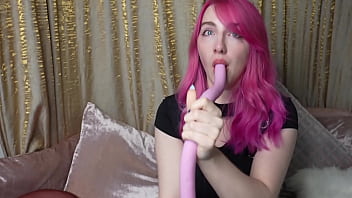 Preview 2 of Love Yuong - World Record Deepthroat? My Longest Deepthroat Ever! 38  inches
