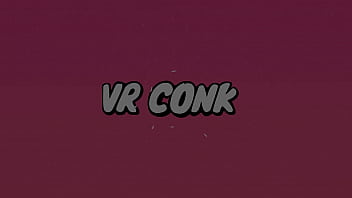 Preview 1 of Hallie Barry - VR Conk Busty Barbie Doll Wants To Play On Your Bed