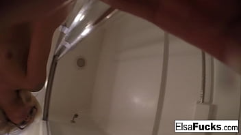 Preview 3 of Bf Sexhot - Tiny babe Elsa Jean fingers her hairy pussy
