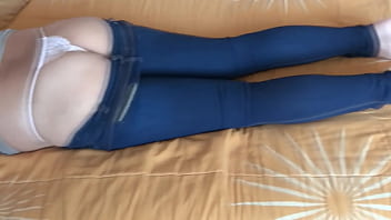 Preview 1 of Ind Beauty - My step aunt resting in her bed,  I jerk off,  she wakes up very excited and masturbates,  she wants to fuck