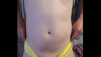 Preview 4 of Rajni Ki Chudai Video - Golden yellow underware underpant