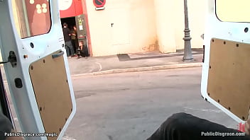 Preview 2 of Best Cum Swallows - Spanish babe walked naked in public