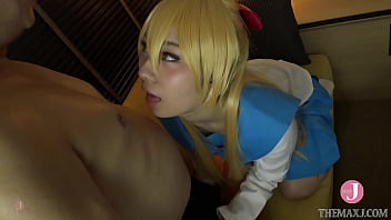 Preview 3 of Setop Sisetr - 【Hentai Cosplay】 Cute sch0ol uniform cosgirl gives hot blow job and make him finished by her hand! - Intro
