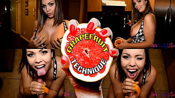 Preview 1 of Family Japannes - GRAPEFRUIT TECHNIQUE - Preview - ImMeganLive