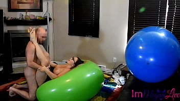 Preview 4 of Super Sweet 18 - FUCKING ON HUGE BALLOONS - Preview - ImMeganLive