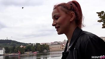Preview 1 of Hook Up On Kik - GERMAN SCOUT - EYE ROLLING ORGASM SEX FOR REDHEAD BITCH NATASHA AT PICKUP