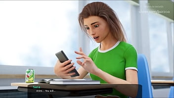 Preview 4 of Nano Syrian - 61 &ndash_ My step Dad almost caught me fucking her wife in his double-bed (Dubbing - Milfy City)