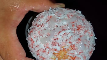 Preview 4 of Suvag Rat Xxx Download - My Big Coconut ball is so good with my milky Cum frosting!