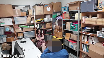 Preview 1 of Best At Sex - Busty pale skinned teen thief has to fuck to avoid jail
