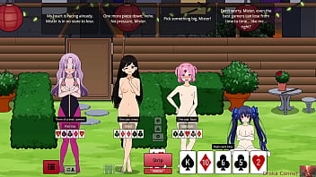 Preview 4 of Syberian Cutie - Strip Poker Gone Wild When She Started Touching Herself