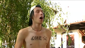 Preview 3 of Maria Yumeno Uncensored - Village Boys - Outdoor Bareback Fuck - Aiden and his Buddy