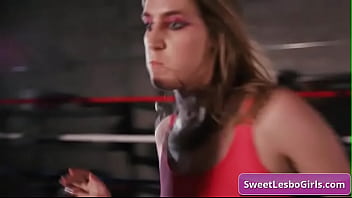 Preview 3 of Porn Nexa - Sexy lesbo sluts Ariel X,  Sinn Sage going hard in the wrestling ring and love it