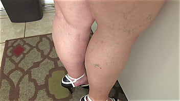 Preview 2 of Lesbian Mature And Two Teen - Try not to cum&hellip_I&rsquo_m just gonna bend over &amp_ show you my big ass and wet panty close up,  no nut jerk off challenge,  cum in panties