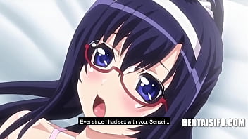 Preview 3 of Firs Time Six Virgen - Teen Student Falls For Her 30yo Sensei- Hentai With Eng Sub