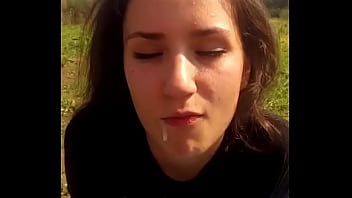 Preview 3 of Monstar Cock Hislut Com - Sexy teen gets cumshot in her mouth