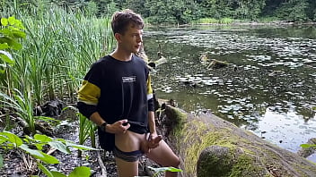 Preview 2 of Porn Videos Free - Naughty Teen Boy Jerking off in Public Park ,  I was almost Caught ! / Big Dick / Cute / Fat Cock /