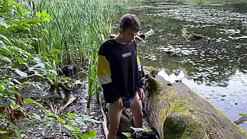 Preview 1 of Porn Videos Free - Naughty Teen Boy Jerking off in Public Park ,  I was almost Caught ! / Big Dick / Cute / Fat Cock /