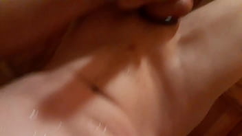 Preview 4 of Kajoll Xxx - Giving a good spraying to myself in upside down position